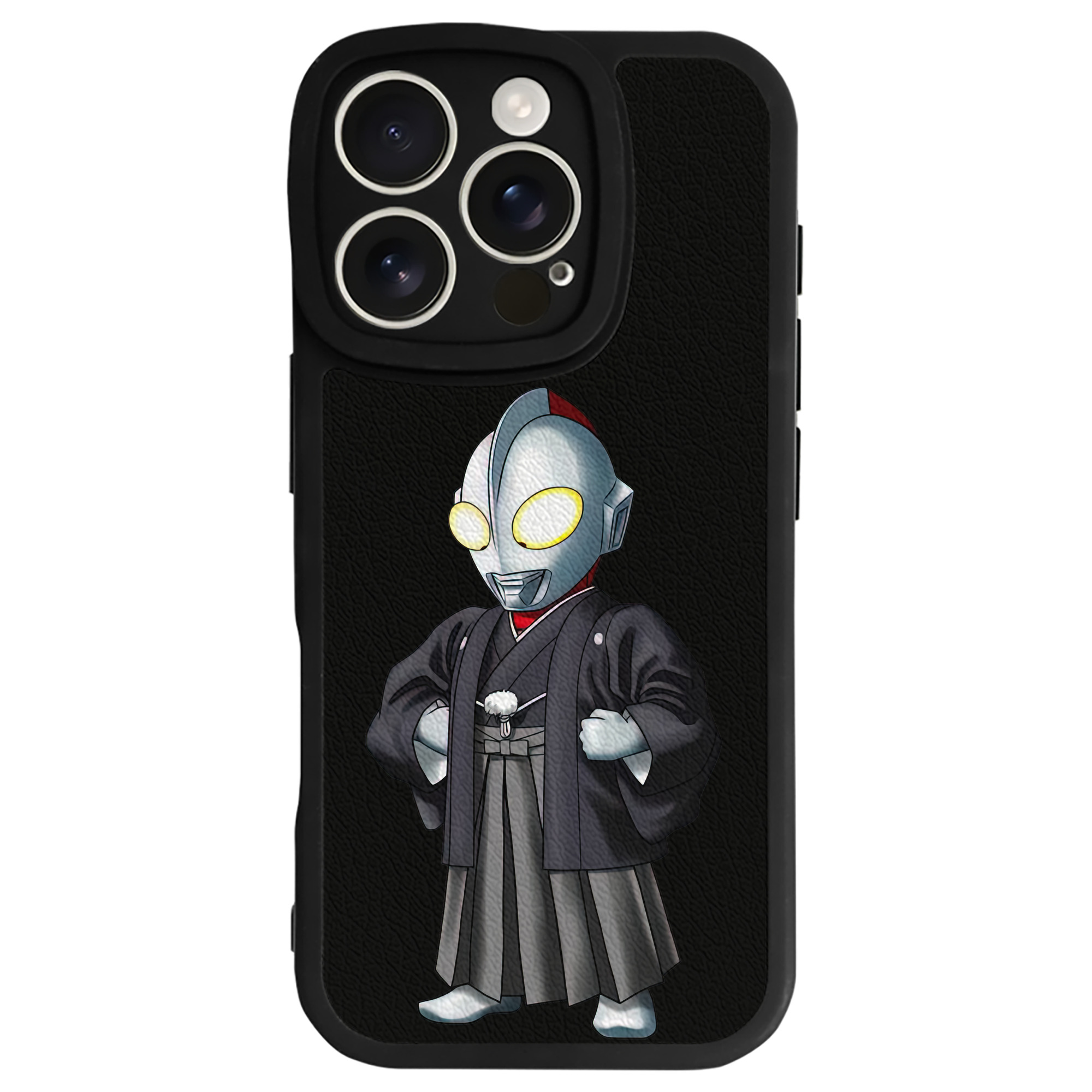 （画像用） ウルトラマン Ultraman 【iPhone 16シリーズ対応】シリコンスマホケース（レザー調） 材質：シリコン